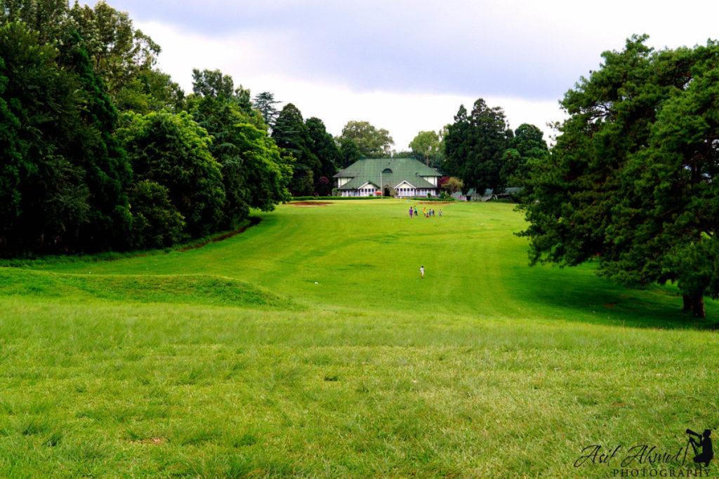 Shillong clubhouse and fairway